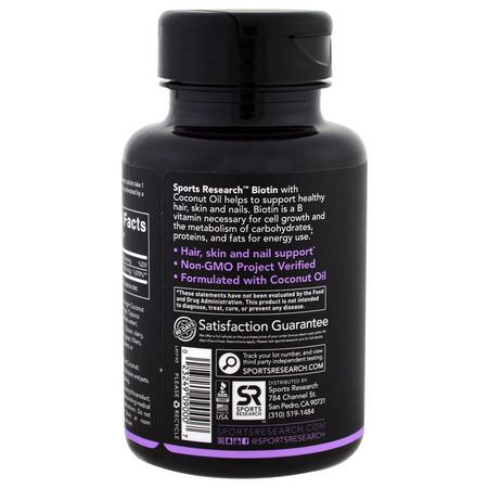 Sports Research, Sports Supplements, Biotin