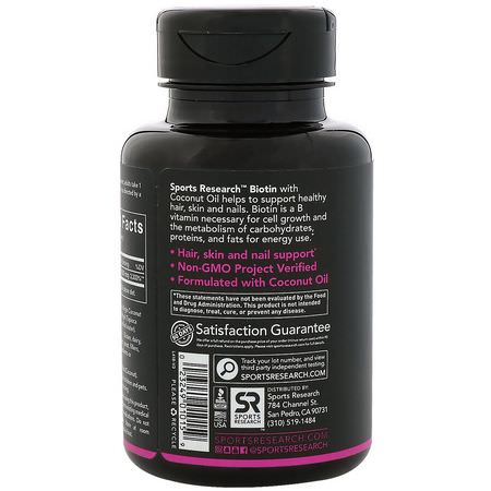 Sports Research, Sports Supplements, Biotin