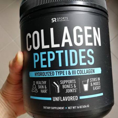Collagen Peptides, Hydrolyzed Type I & III Collagen, Unflavored