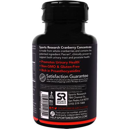 Sports Research, Sports Supplements, Cranberry