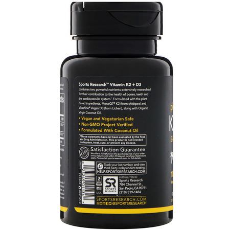 Sports Research, Sports Supplements, Vitamin K