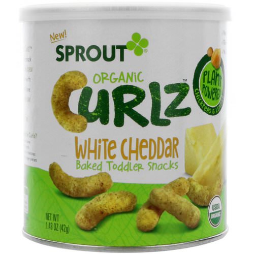 Sprout Organic, Curlz, White Cheddar, 1.48 oz (42 g) Review