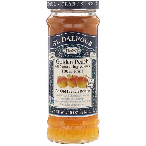 St. Dalfour, Golden Peach, Deluxe Golden Peach Spread, 10 oz (284 g) Review
