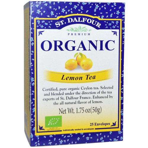 St. Dalfour, Organic, Lemon Tea, 25 Envelopes, 1.75 oz (50 g) Review