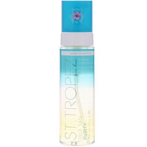 St. Tropez, Self Tan Purity Bronzing Water Mousse, Tropical Scent, 6.7 fl oz (200 ml) Review