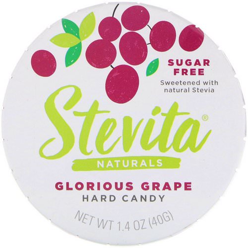 Stevita, Naturals, Sugar Free Hard Candy, Glorious Grape, 1.4 oz (40 g) Review