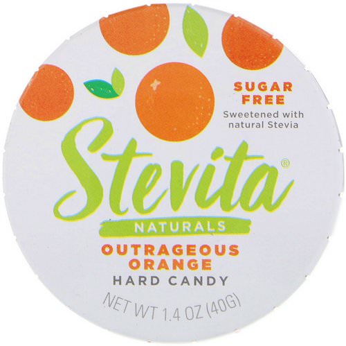Stevita, Naturals, Sugar Free Hard Candy, Outrageous Orange, 1.4 oz (40 g) Review