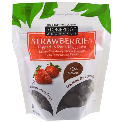 Stoneridge Orchards, Strawberries, Dipped in Dark Chocolate, 5 oz (142 g) Review