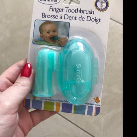 summer infant finger toothbrush