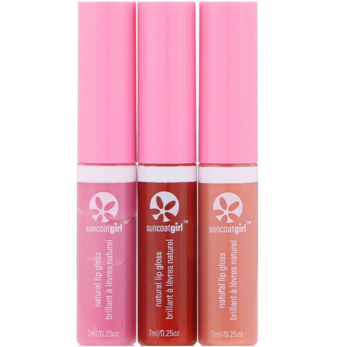 SuncoatGirl, All Natural Lip Gloss, 3 Piece Set, 0.23 oz (7 ml) Each Review