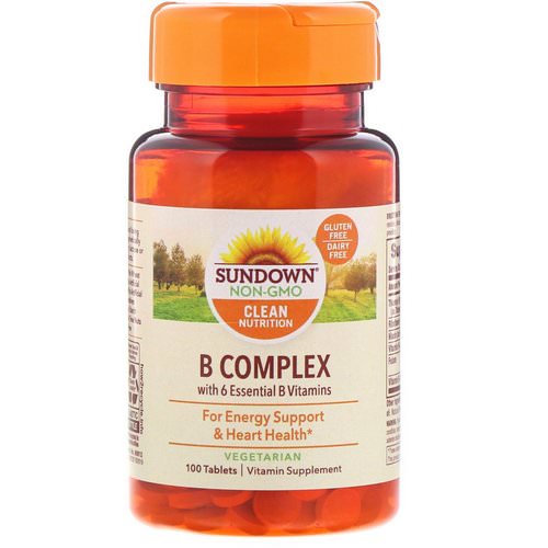 Sundown Naturals, B-Complex, 100 Tablets Review