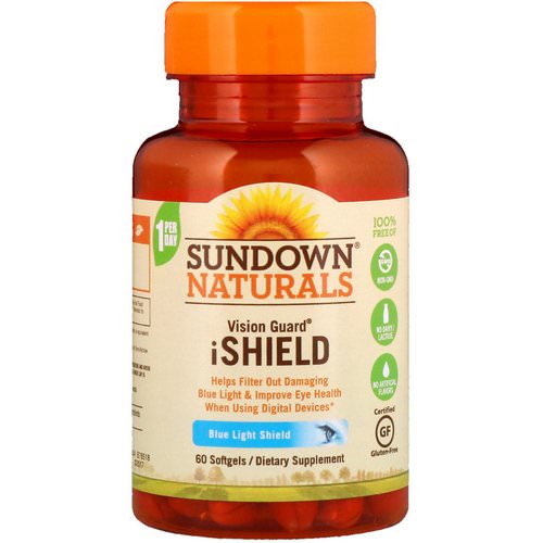 Sundown Naturals, Vision Guard iShield, 60 Softgels Review