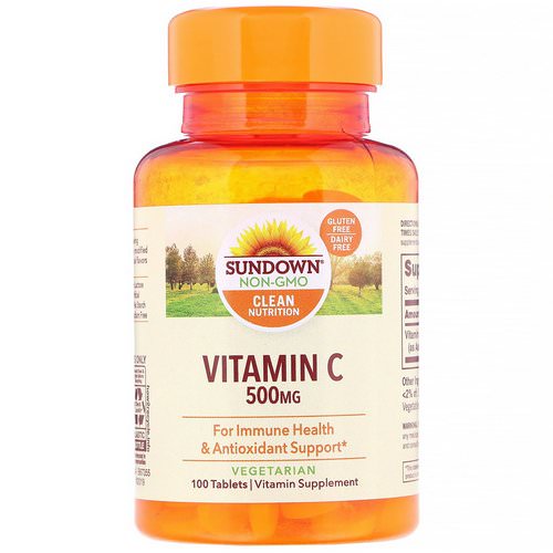 Sundown Naturals, Vitamin C, 500 mg, 100 Tablets Review