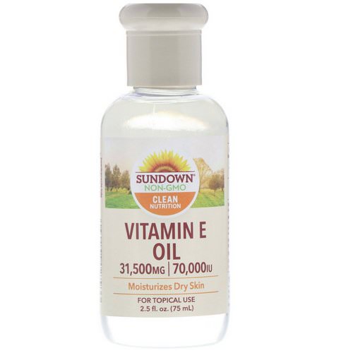 Sundown Naturals, Vitamin E Oil, 70,000 IU, 2.5 fl oz (75 ml) Review