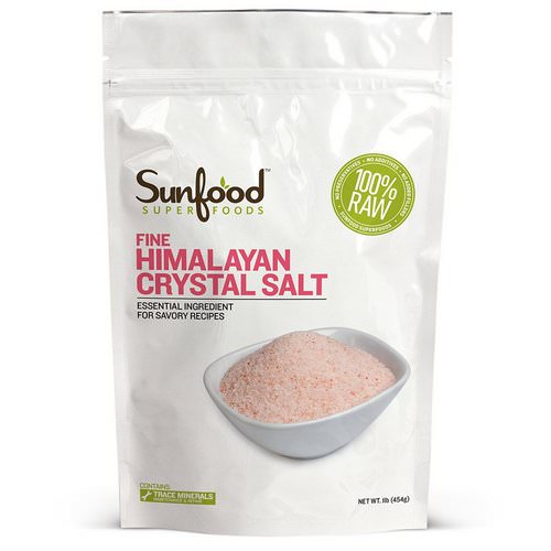 Sunfood, Fine Himalayan Crystal Salt, 1 lb (454 g) Review