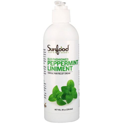 Sunfood, Old Fashioned Peppermint Liniment, 8 fl oz (236.6 ml) Review