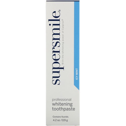 Supersmile, Professional Whitening Toothpaste, Icy Mint, 4.2 oz (119 g) Review