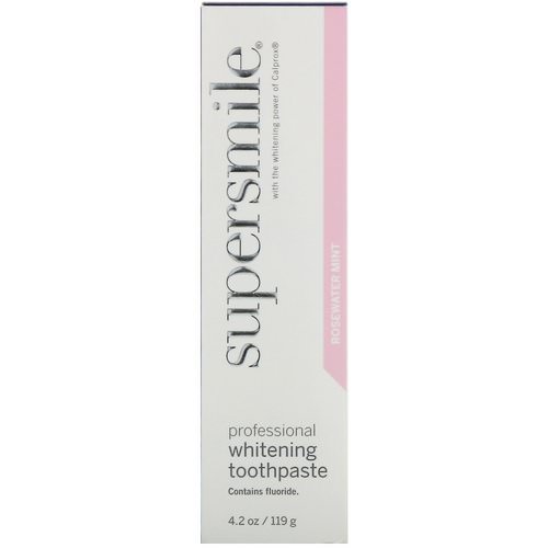 Supersmile, Professional Whitening Toothpaste, Rosewater Mint, 4.2 oz (119 g) Review