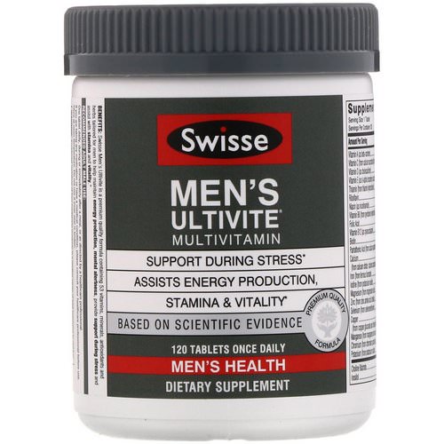 Swisse, Men's Ultivite Multivitamin, 120 Tablets Review