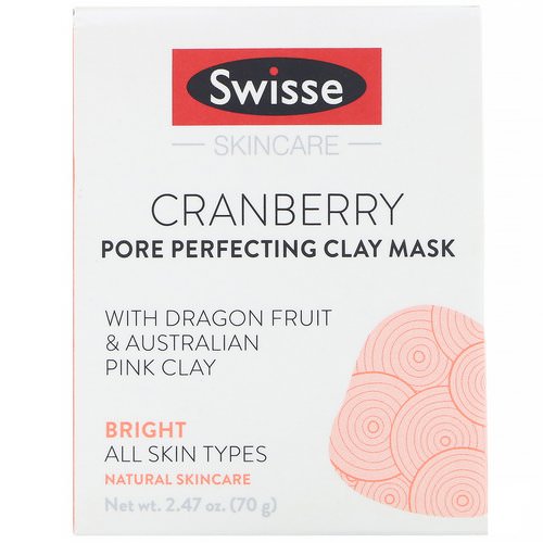 Swisse, Skincare, Cranberry Pore Perfecting Clay Mask, 2.47 oz (70 g) Review
