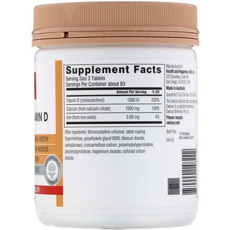 Calcium Plus Vitamin D, Calcium, Minerals, Supplements
