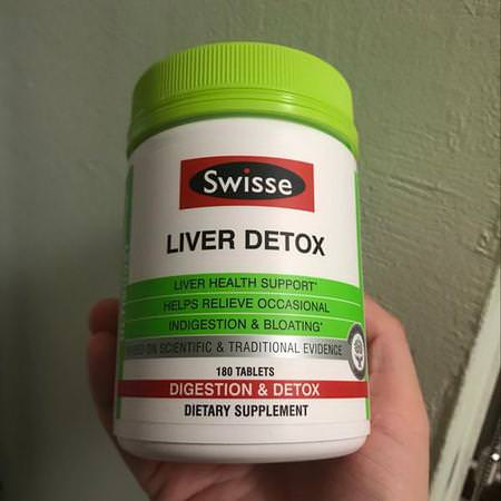 Swisse, Ultiboost, Liver Detox, 180 Tablets Review
