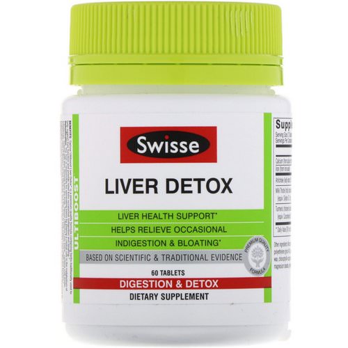 Swisse, Ultiboost, Liver Detox, 60 Tablets Review