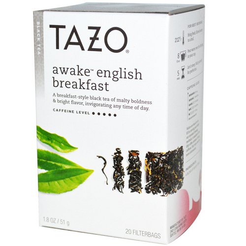 Tazo Teas, Awake English Breakfast, Black Tea, 20 Filterbags, 1.8 oz (51 g) Review