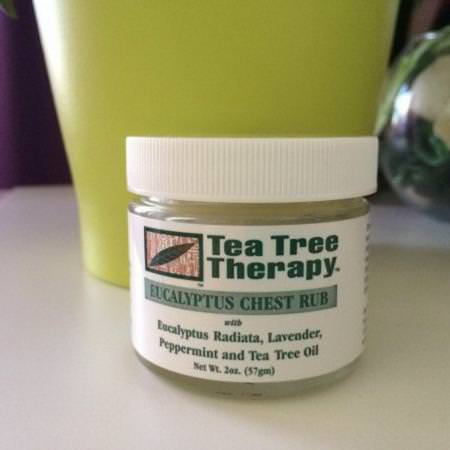 Tea Tree Therapy, Eucalyptus Chest Rub, 2 oz (57 g) Review
