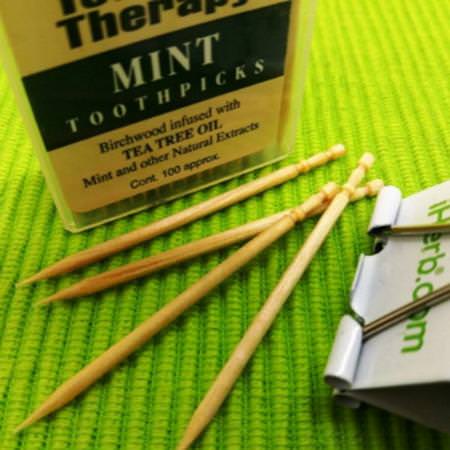 Tea Tree Therapy, Tea Tree TherapyToothpicks, Mint, 100 Approx. Review