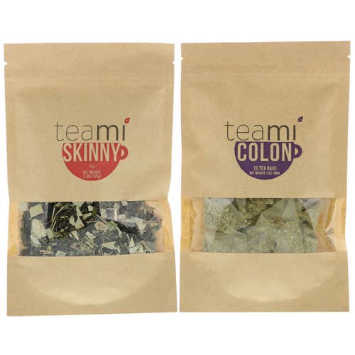 Teami, 30 Day Detox, Skinny Tea Blend + Colon Tea Blend, 1 Kit Review