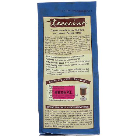 Teeccino, Herbal Coffee Alternative