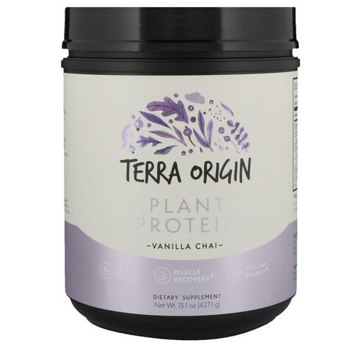 Terra Origin, Plant Protein, Vanilla Chai, 15.1 oz (427.1 g) Review