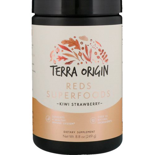Terra Origin, Reds Superfoods, Kiwi Strawberry, 8.8 oz (249 g Review