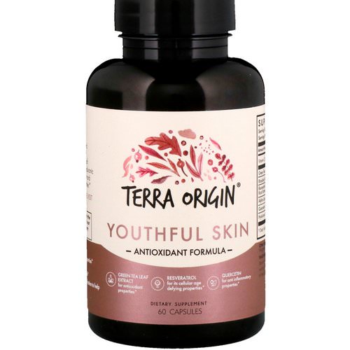 Terra Origin, Youthful Skin, Antioxidant Formula, 60 Capsules Review