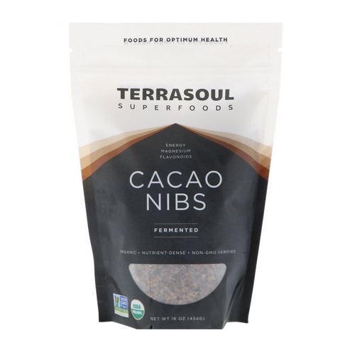 Terrasoul Superfoods, Cacao Nibs, Fermented, 16 oz (454 g) Review