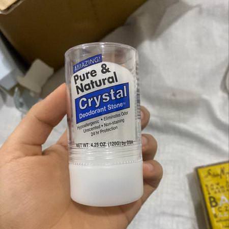 Pure & Natural, Crystal Deodorant Stone