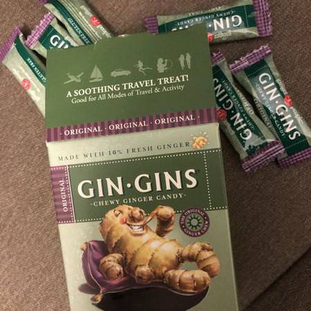 The Ginger People, Gin · Gins, Chewy Ginger Candy, 4.5 oz (128 g) Review