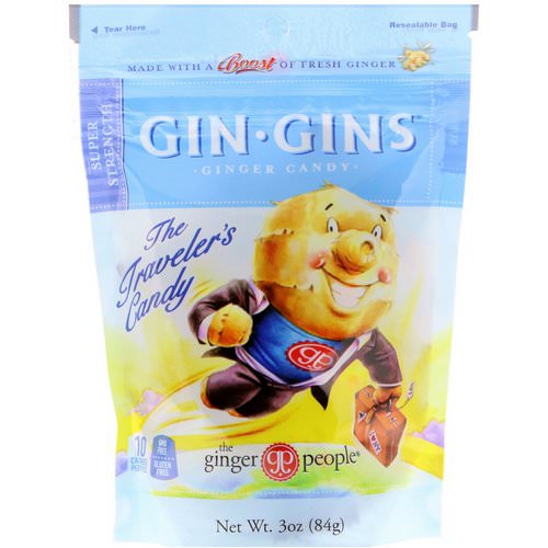 The Ginger People, Gin Gins, Ginger Candy, Super Strength, 3 oz (84 g) Review