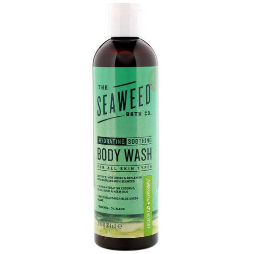The Seaweed Bath Co, Hydrating Body Wash, For All Skin Types, Eucalyptus & Peppermint, 12 fl oz (354 ml) Review