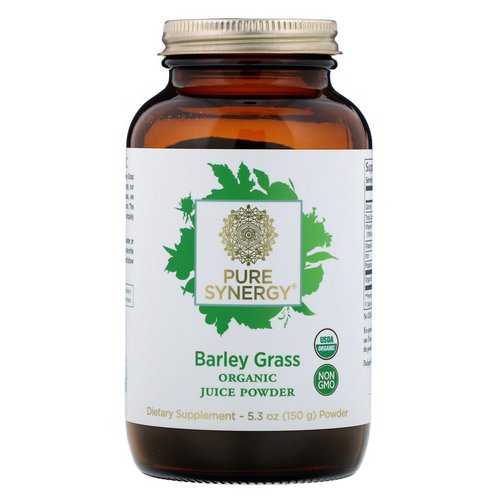 The Synergy Company, Barley Grass Organic Juice Powder, 5.3 oz (150 g) Review