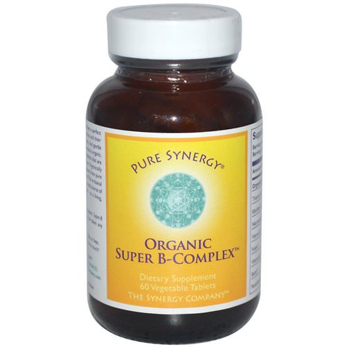 The Synergy Company, Organic Super B-Complex, 60 Veggie Tabs Review