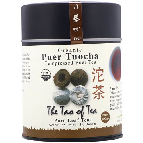 The Tao of Tea, Organic Compressed Puer Tea, Puer Tuocha, 3.0 oz (85 g) Review