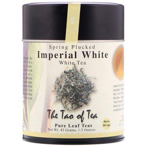 The Tao of Tea, Spring Plucked White Tea, Imperial White, 1.5 oz (43 g) Review