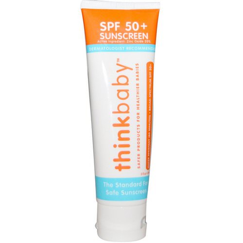 Think, Thinkbaby, Sunscreen SPF 50+, 3 fl oz (89 ml) Review