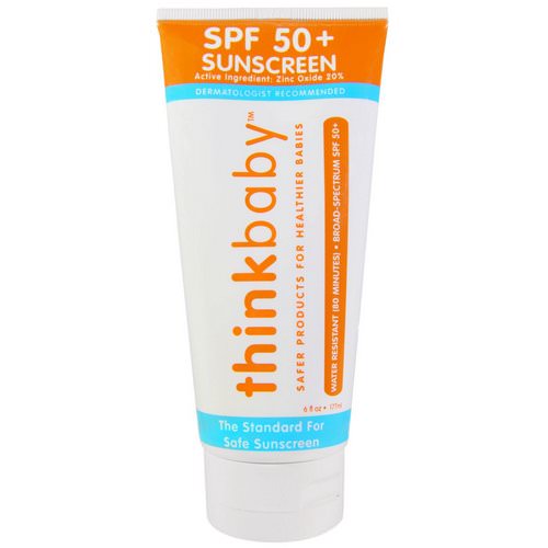 Think, Thinkbaby, Sunscreen, SPF 50+, 6 fl oz (177 ml) Review