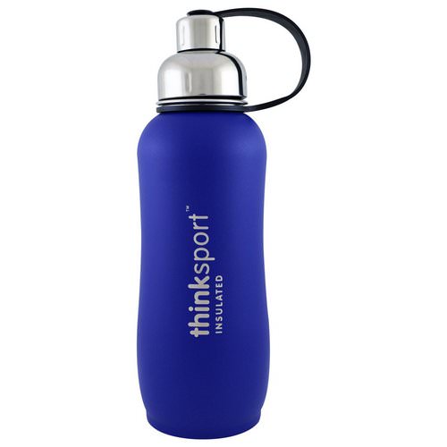 Think, Thinksport, Insulated Sports Bottle, Blue, 25 oz (750ml) Review