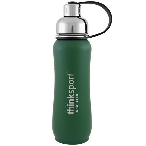 Think, Thinksport, Insulated Sports Bottle, Green, 17 oz (500ml) Review