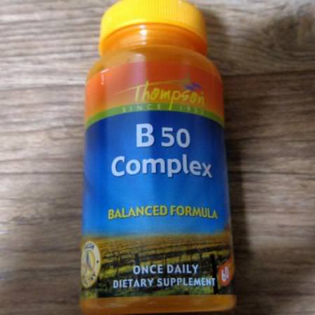 Supplements Vitamins Vitamin B Vitamin B Complex Thompson