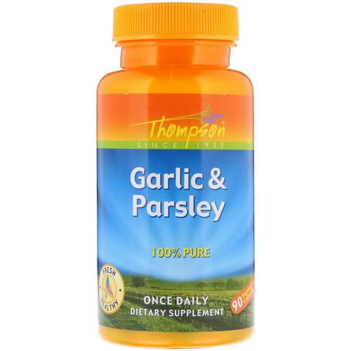 Thompson, Garlic & Parsley, 90 Vegetarian Capsules Review